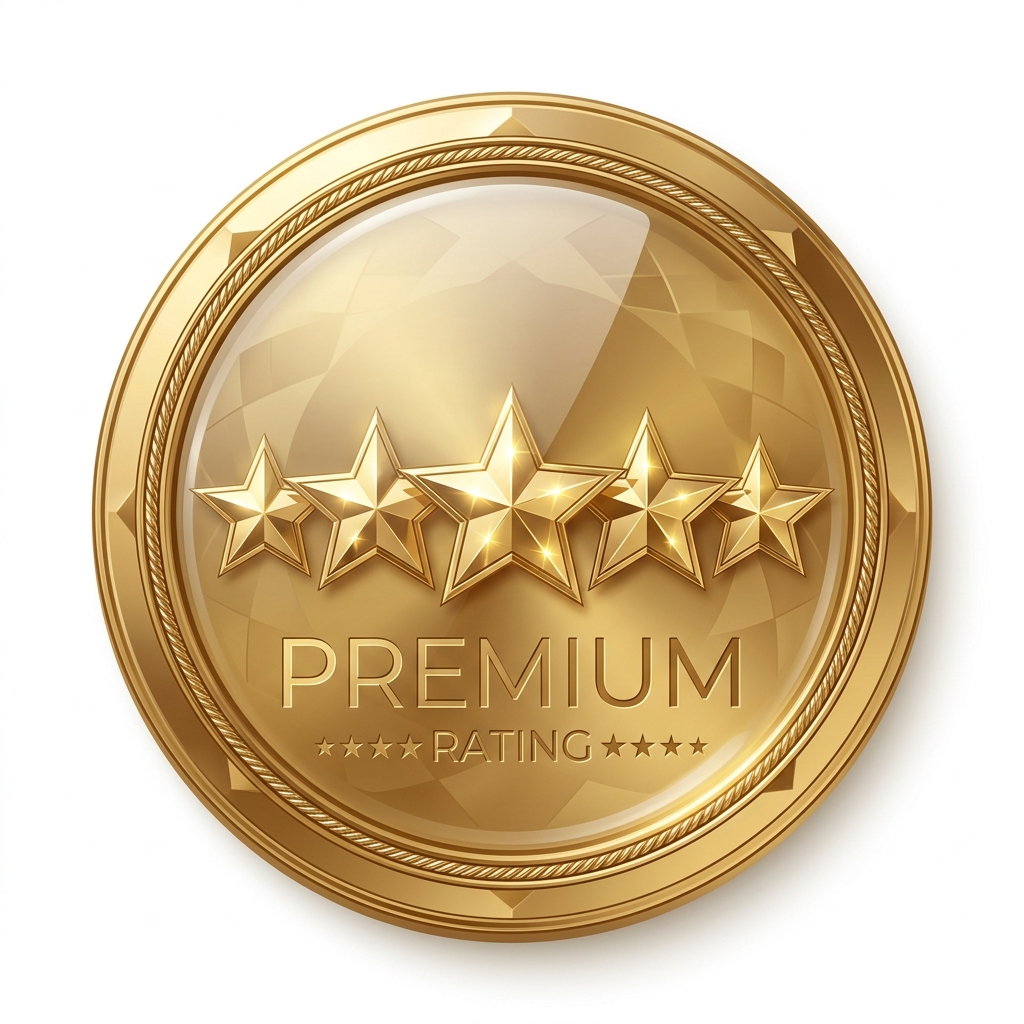 5 Star Premium Badge